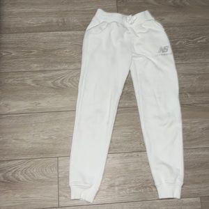 white sweatpants